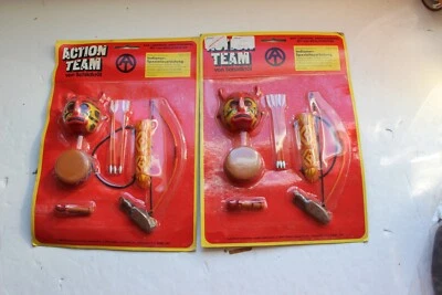 GI JOE ACTION TEAM ACCESORIOS TARJETA "INDIAN ACCESSOIRES" ¡JUNTOS CARDADOS RAROS! Foto 1 de 4