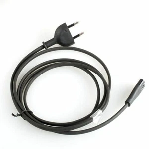 Black EU Plug AC Power Cord 2-Prong For Apple Time Capsule Apple Tv Mac Mini - Picture 1 of 4