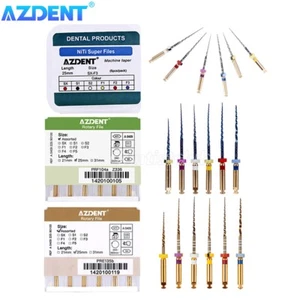 Limas Niti rotativas activadas por calor AZDental Endo/uso de motor cónico dorado 25 mm SX-F3 - Imagen 1 de 26