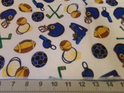 1 YD +3" X 40" EQUIPO DEPORTIVO FRANELA TELA ALGODÓN NUEVO VER ANUNCIO #7446 Foto 1 de 3