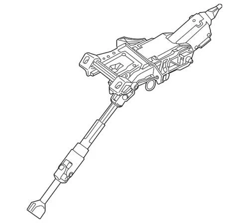 Genuine Ford Lincoln MKC 2015-2019 Steering Column Assembly EJ7Z-3C529-J - Изображение 1 из 2