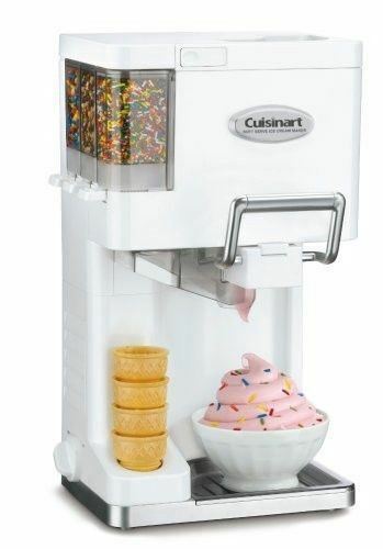 NEW Cuisinart Soft Serve Ice Cream Maker Pro Quality Automatic Yogurt Machine