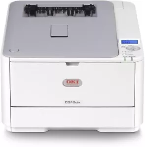 OKI C310DN LED USB NETWORK DUPLEX DESKTOP HIGH-QUALITY A4 COLOR LASER PRINTER - Picture 1 of 4