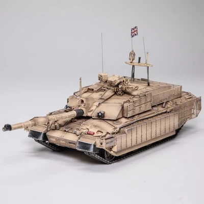 Ornamento modelo cor deserto tanque de batalha principal AM 1/72 British Challenger 2 TES - Imagem 1 de 4