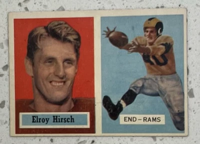 1957 Topps Elroy Hirsch #46 - Image 1 of 2