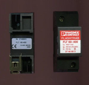1-Stück Phoenix Contact FLT 60-400 Überspannungsableiter Flashtrab 60400 2748603 - Picture 1 of 2