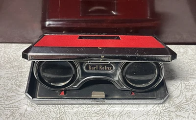 Karl Kainz German Foldaway Opera Glasses Binoculars Coated Lens PARTS OR REPAIR - Image 1 of 4