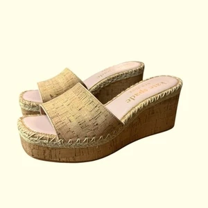 Kate Spade Cosette Kork Plateau Keilabsatz Espadrille Sandalen Slipper NEU 9,5 - Bild 1 von 8