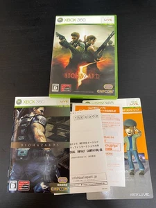 Funda Biohazard 5 dañada importación Japón Xbox 360 versión japonesa Resident Evil - Imagen 1 de 7