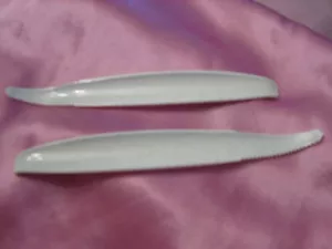 Tupperware LETTUCE Tomato CORERS Grapefruit Set of 2~White Speckled~ - Picture 1 of 1