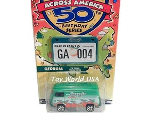 Matchbox ACROSS AMERICA 50th ~Georgia~ Volkswagen Bus Panel Van Transporter - Picture 1 of 1