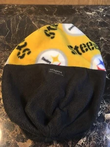 Pittsburgh Steelers Fleece Beanie/Skully Winter Hat/Cap ufhoben - Picture 1 of 4