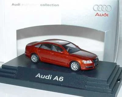 1:87 Audi A6 C6 Canyon Red - Dealer Edition OEM - Busch 5010406142 - Image 1 of 3