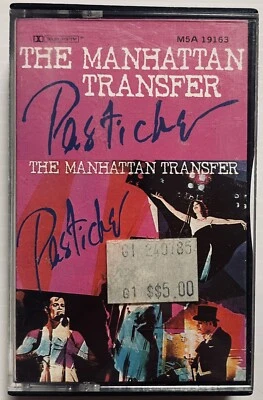 The Manhattan Transfer Pastiche Music Cassette Tape M5A 19163 Atlantic 1978 - Image 1 of 4