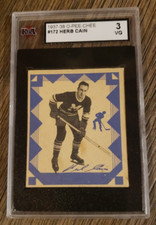 1937-38 OPC V304E #172 Herb Cain - Montreal Maroons - Graded KSA 3