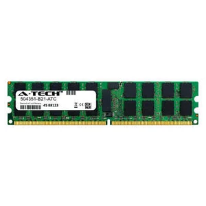 4GB DDR2 PC2-6400R 800MHz ECC RDIMM (HP 504351-B21 Equivalent) Server Memory RAM - Picture 1 of 2