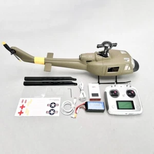 Roban 450 Size RTF UH-1D Army X1 Flight Control RC Hubschrauber mit zwei Akkus - Bild 1 von 11
