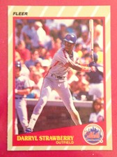 1989 DARRYL STRAWBERRY FLEER SUPERSTARS #39 NO RESERVE