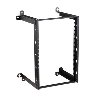 Kendall Howard 19" 16U V-Line Wall Mount Rack 18" Depth USA Made 1915-3-301-16 - Image 1 of 4