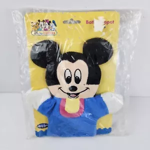 Disney Babies Mickey Mouse Bath Puppet Vintage Playgro 90s Wash Cloth Baby - Foto 1 di 4