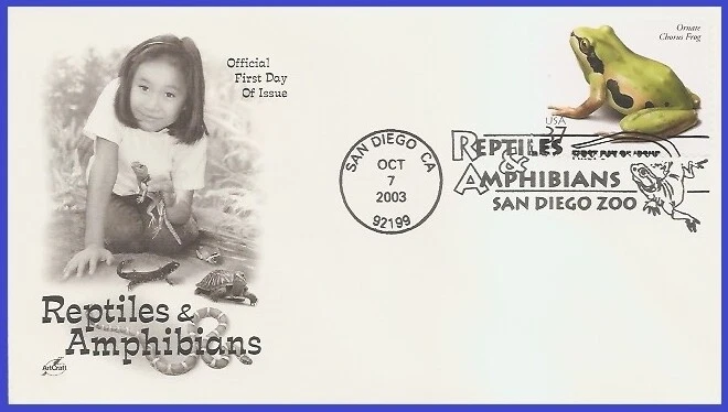 USA4 #3817 U/A ARTCRAFT FDC   Ornate Chorus Frog - Image 1 of 1