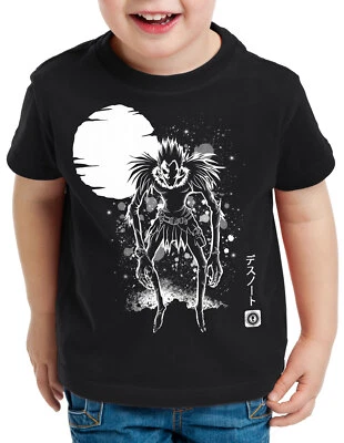 Shinigami Vollmond Kinder T-Shirt death manga anime note - Bild 1 von 2