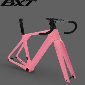 BXT Carbonrahmen Scheibenbremse Fahrrad Rennradrahmen 700C Disc Brake Frame - Picture 1 of 40