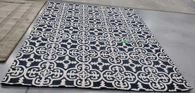 NAVY / IVORY 8' X 10' Spot on Rug, Reduced Price 1172729948 CAM133G-8 - Image 1 of 4