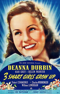 3 filles intelligentes grandissent - 1939 - affiche de film
