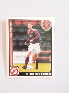 2004-05 Panini SPL Scottish Premier League Andy Webster Heart Of Midlothian #194