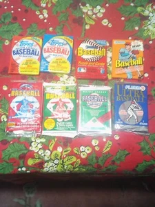 MLB Baseball Card Wax Packs Bulk Lot Donruss, Fleer, Tops, Score, Upperdeck NUEVO - Imagen 1 de 1