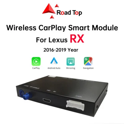 Wireless Carplay Android Auto Car Retrofit Module For Lexus RX 2016-2019 Mirror - Image 1 of 4