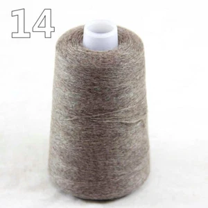 Sale Luxurious New 100g Mongolian Pure Cashmere Knitting Cone Yarn 14 Coffee - Picture 1 of 17