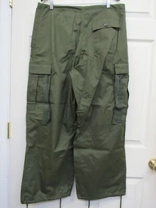 Pantaloni cargo stile militare vintage OD verde pantaloni artici Shell Mad Romania NOS - Foto 1 di 19