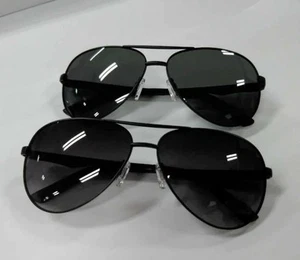 Aviator sunglasses. Polarized. Pilot. Gun metal or matte black. Sturgis - Picture 1 of 5