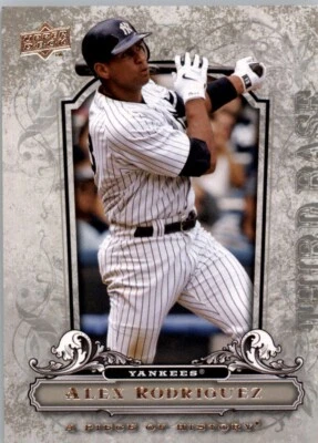 2008 Upper Deck A Piece of History #63 Alex Rodriguez New York Yankees - Image 1 of 2