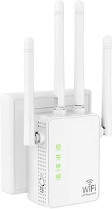 WLAN Verstärker 300Mbit/s WiFi Extender Booster mit LAN Repeater Internet B343 - Bild 1 von 8