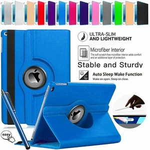 For Apple iPad 9th Generation 10.2" 2021 360° Rotating Smart Leather Case Cover - Picture 1 of 17