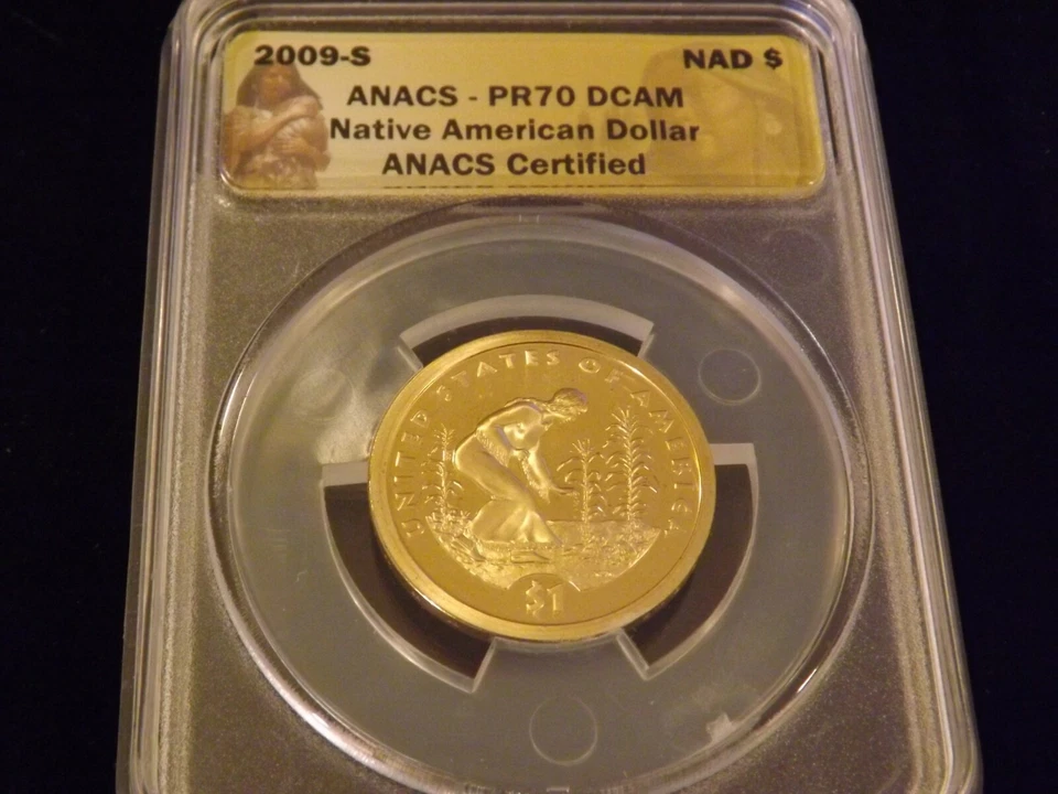 2009-S   NATIVE AMERICAN      ANACS  PR 70 DCAM - Image 1 of 2