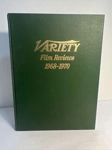 1983 VARIETY FILM REVIEWS 1968-1970 Hardcover Movie Book, Garland, Volume 12 - Picture 1 of 16