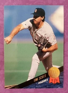1993 Leaf #174 Tim Scott San Diego Padres Baseball Card - PC Quality & TTM Fuel - Picture 1 of 2