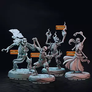 CastnPlay #889 Skull Syndicate (4 miniature) - senza base - 32 mm - Foto 1 di 3