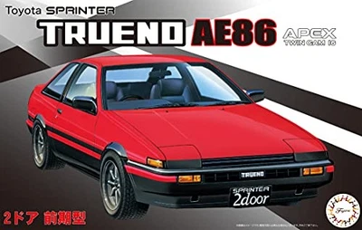 FUJIMI 1/24 No.183 TOYOTA SPRINTER TRUENO AE86 APEX kit ID183 F/S From Japan - Image 1 of 4