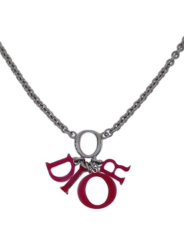 Collana Christian Dior Logo Donna Usata