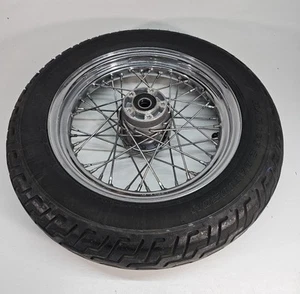 07-17 Harley Davidson Heritage Softail FLST Chrome Spoked Front Wheel Rim - Bild 1 von 8