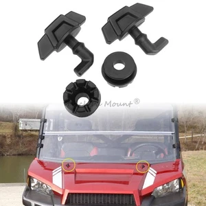 Pestillo y ojal de capó de carrocería negro de 1/4 vueltas 2 piezas para Polaris RZR 1000 XP 2014-2018 - Imagen 1 de 22