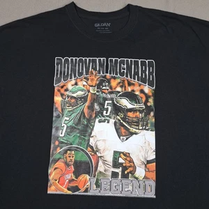Philadelphia Eagles Shirt Mens 2XL Black Donovan McNabb Syracuse Orange NFL NCAA - Picture 1 of 10