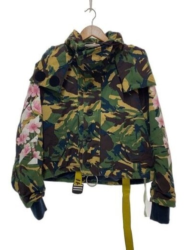 OFF WHITE Giacca 40 Cotone GRN Mimetico OWEA082E17362042 