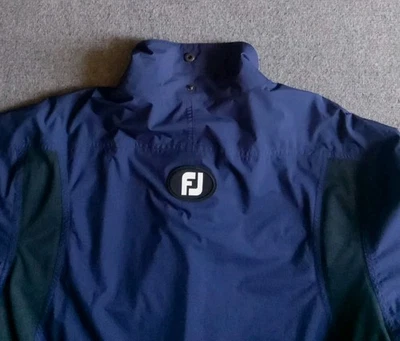 FootJoy DryJoys Jacket Men's L Blue Convertible Golf Rain Windbreaker Full Zip - Image 1 of 4