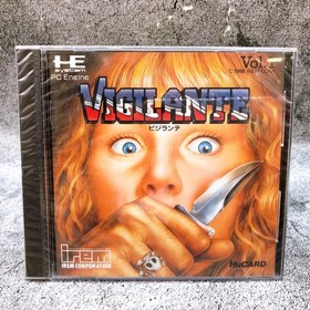 PC Engine Hu Card VIGILANTE Irem Japan Retro Game Sealed New